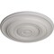Ekena Millwork Niobe Ceiling Medallion (Fits Canopies up to 8 5/8"), Hand-Painted Ultra Pure White, 18"OD x 1 1/2"P CM18NIUWF - alternate 2